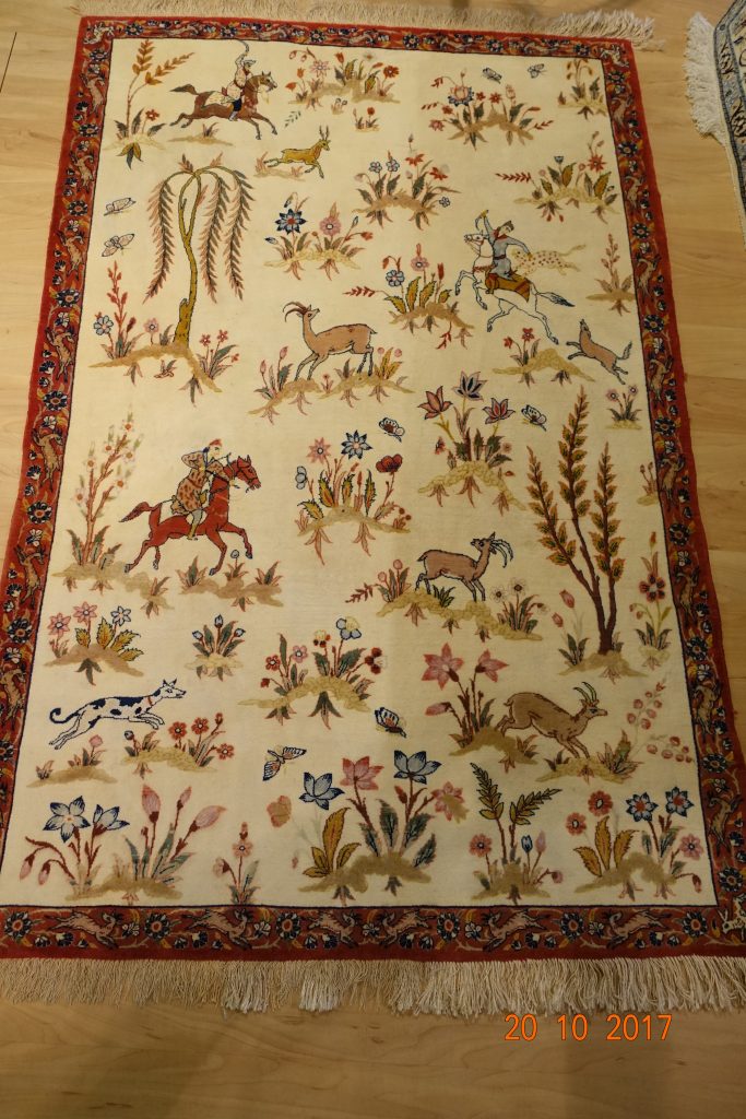 Handknuten persisk matta