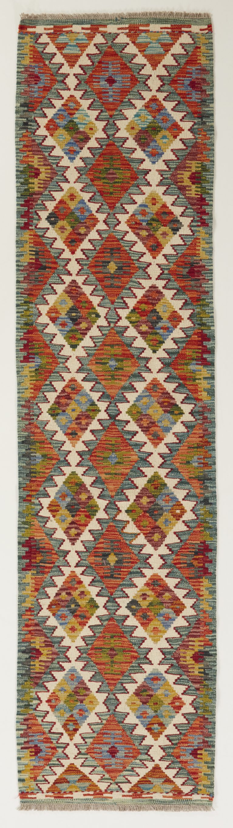 Handvävd kelim 251x62 cm