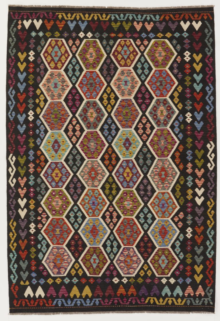 Handvävd kelim 297x206 cm