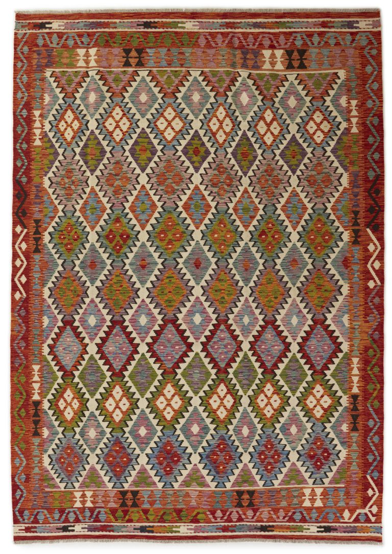 Handvävd kelim 293x207 cm